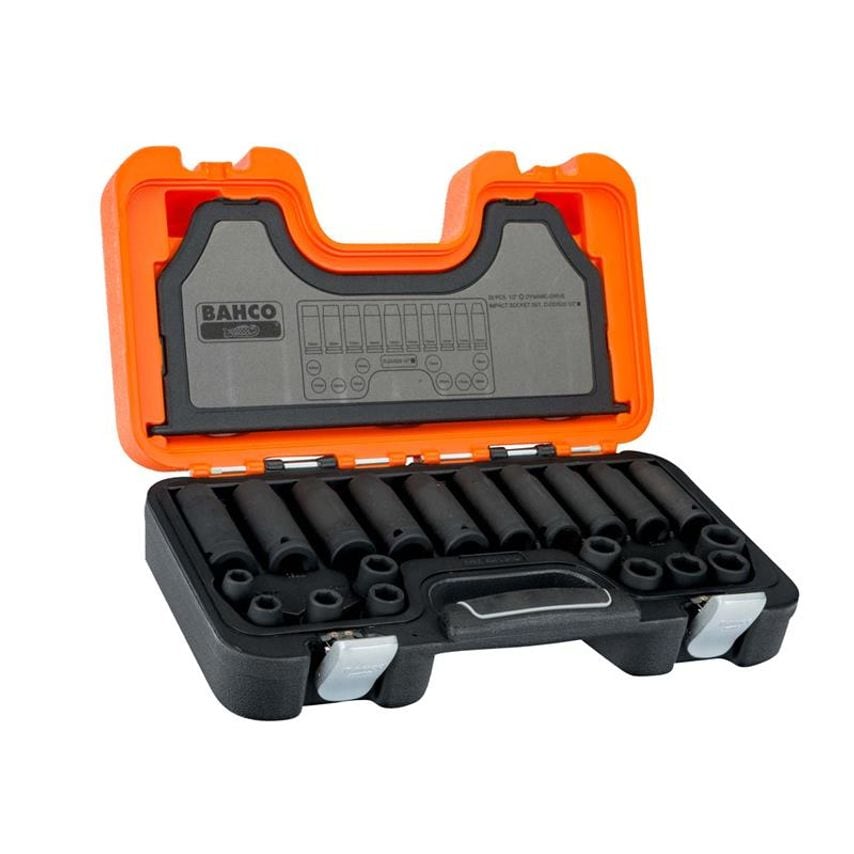 D-DD/S20 1/2in Drive Impact Socket Set, 20 Piece BAHDDS20