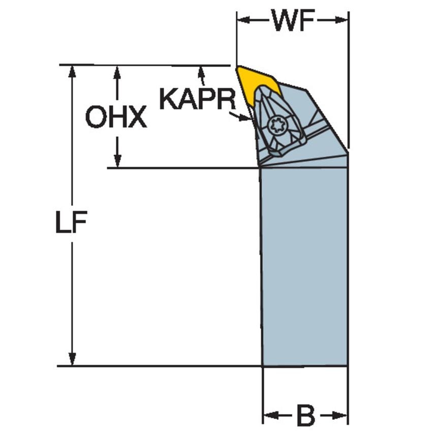DDHNL 3225P 15 Toolholder