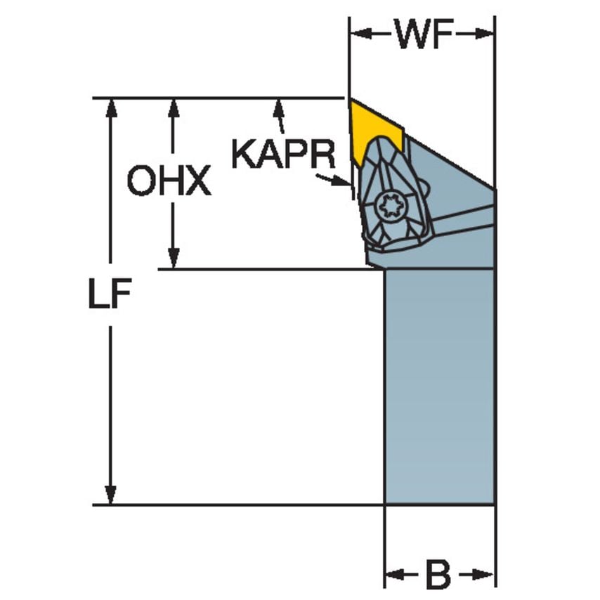 DDJNR 2525M 15-2 Tool Holder