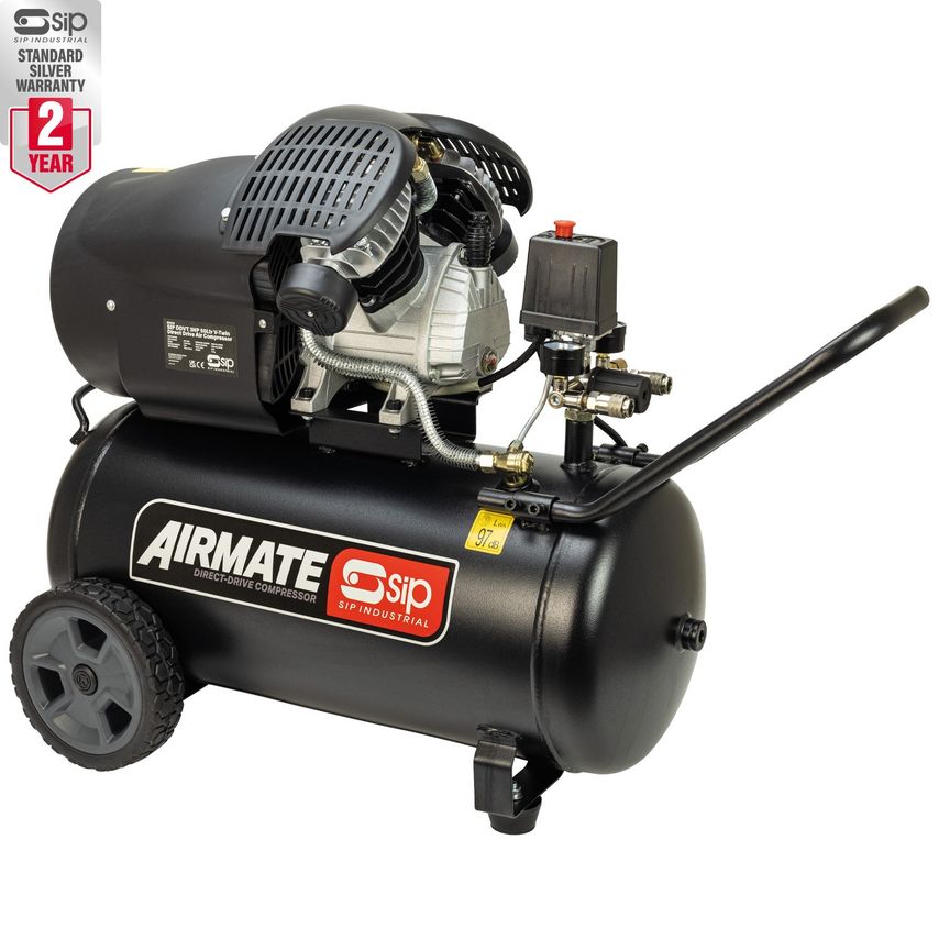 DDVT 3HP 50L V-Twin Direct Drive Compressor