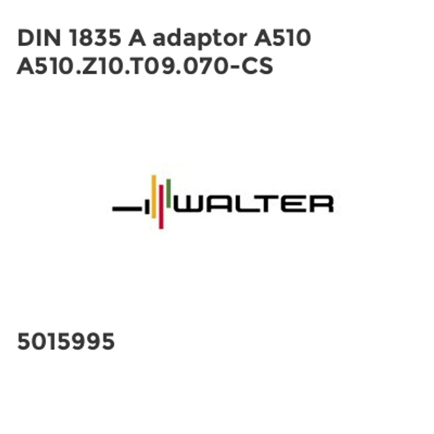 DIN 1835 A adaptor A510 A510.Z10.T09.070-CS
