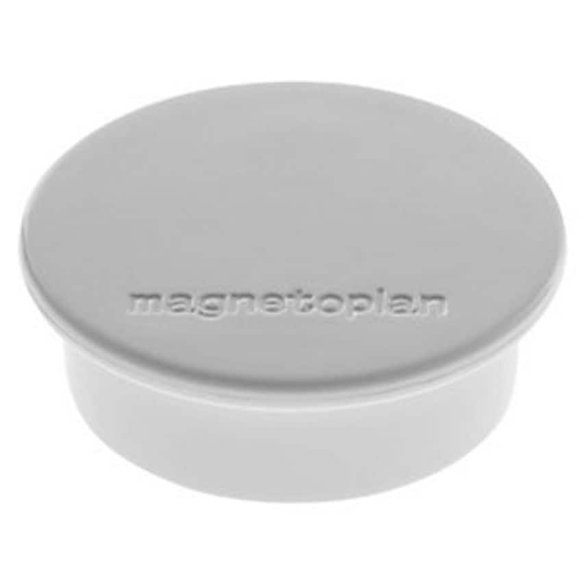 DISCOFIX COLOUR Magnet, 40mm, Pack Of 40, Grey