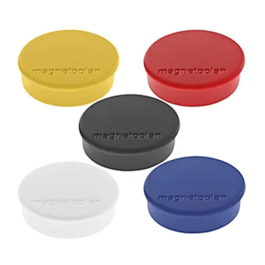DISCOFIX HOBBY Magnet, 25mm, Pack Of 100, Assorted
