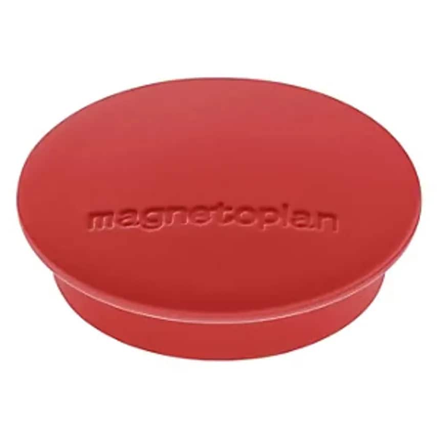 DISCOFIX JUNIOR Magnet, 34mm, Pack Of 60, Red