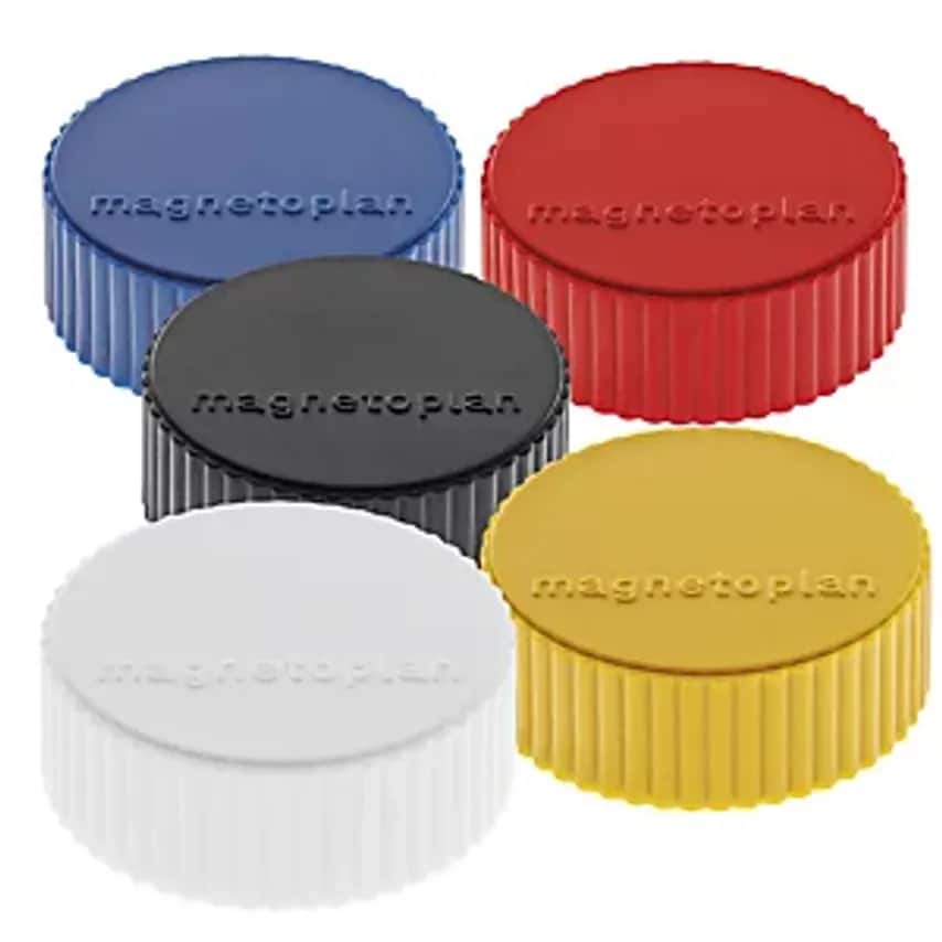 DISCOFIX MAGNUM Magnet, 34mm, Pack Of 50, Assorted