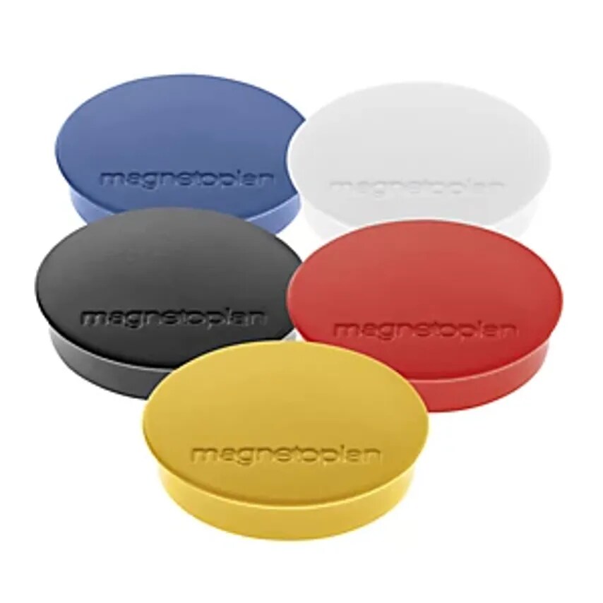 DISCOFIX STANDARD Magnet, 30mm, Pack Of 80, Assorted