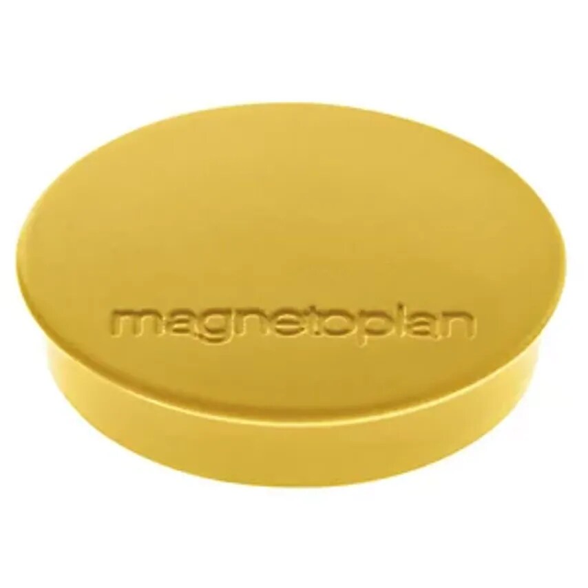 DISCOFIX STANDARD Magnet, 30mm, Pack Of 80, Yellow