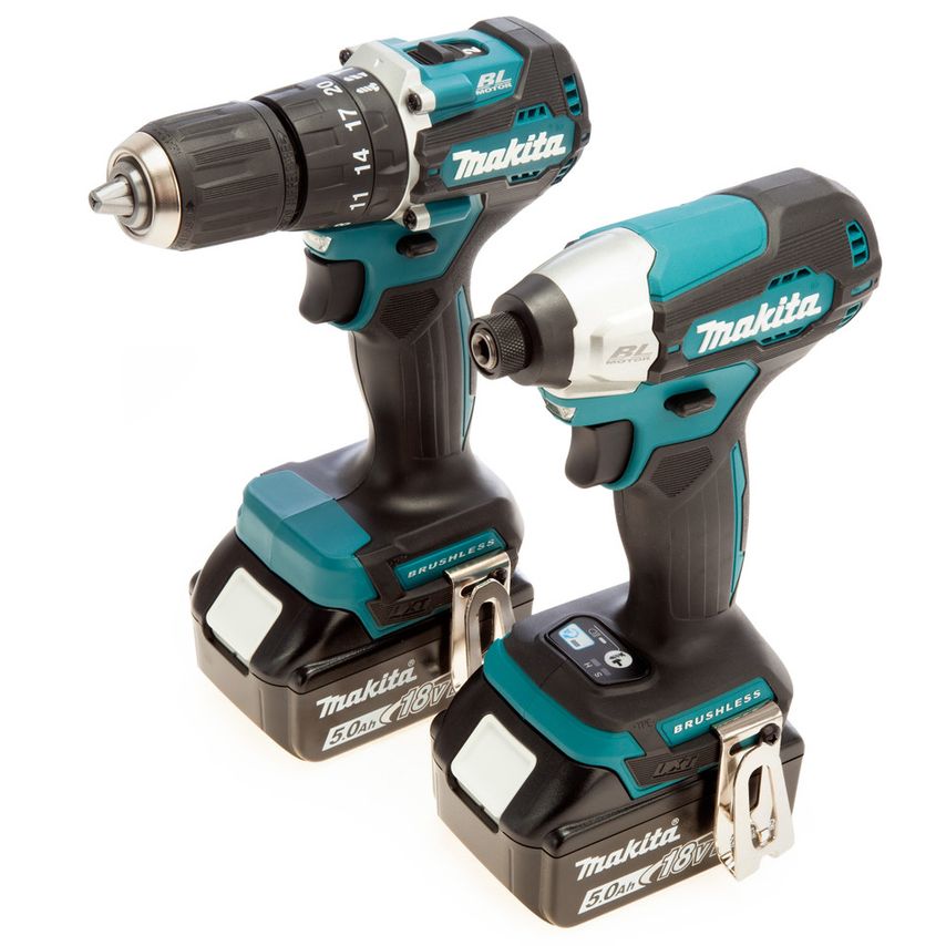 DLX2414ST 18V LXT 2 Piece Brushless Combo Kit (2 x 5.0Ah Batteries)