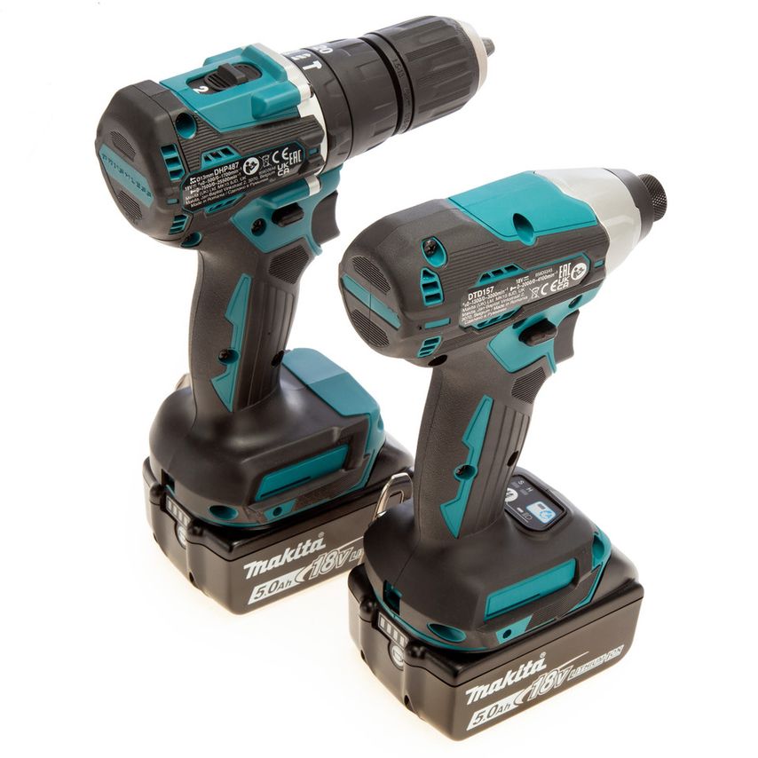 DLX2414ST 18V LXT 2 Piece Brushless Combo Kit (2 x 5.0Ah Batteries)