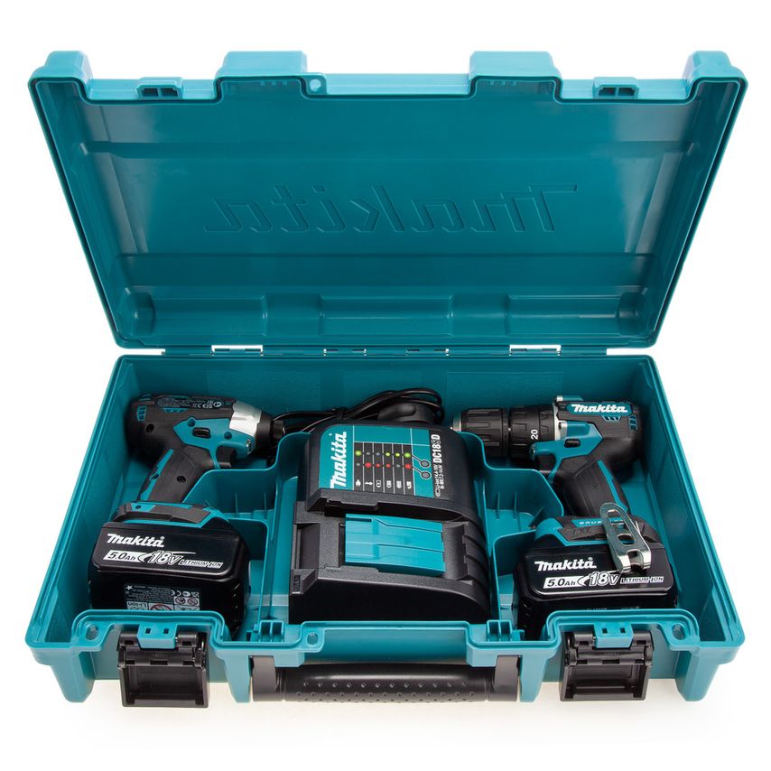 DLX2414ST 18V LXT 2 Piece Brushless Combo Kit (2 x 5.0Ah Batteries)