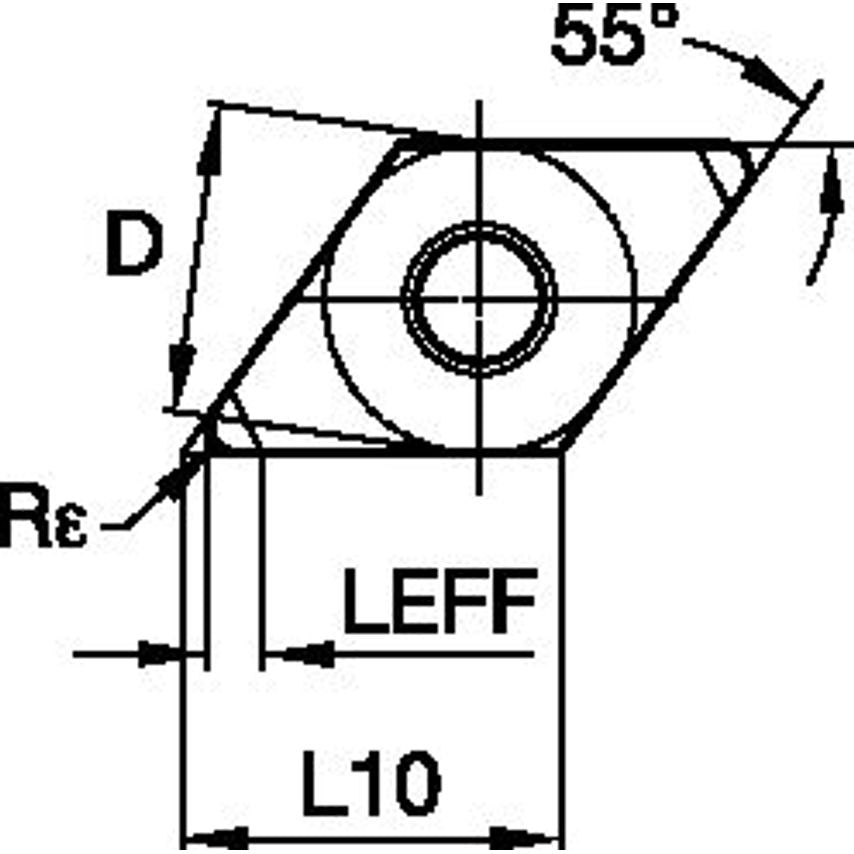 DNGA150404S01015DMT ANSI/ISO Turning Insert DN..