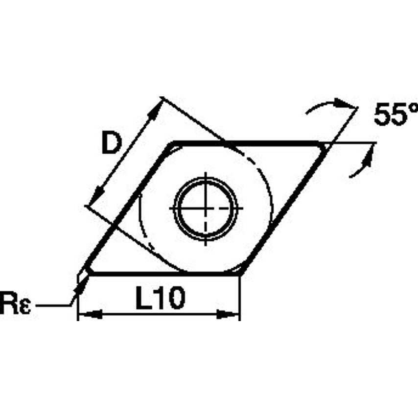 DNGA150404S01225MT ANSI/ISO Turning Insert DN..