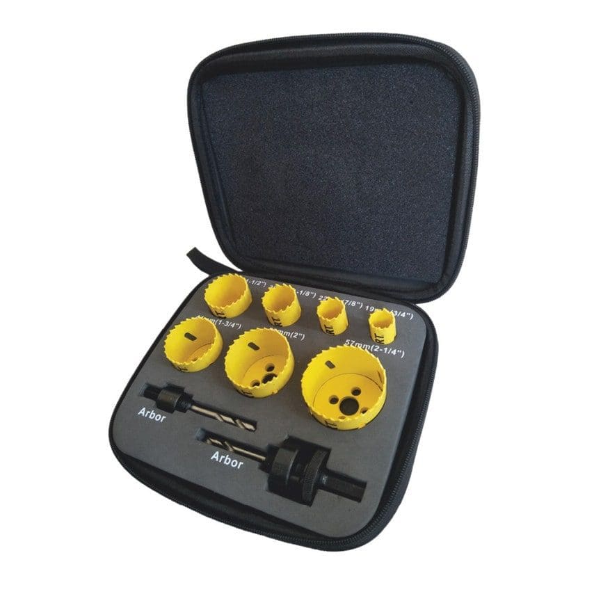 DPHK9 9 Piece Premium Holesaw Kit