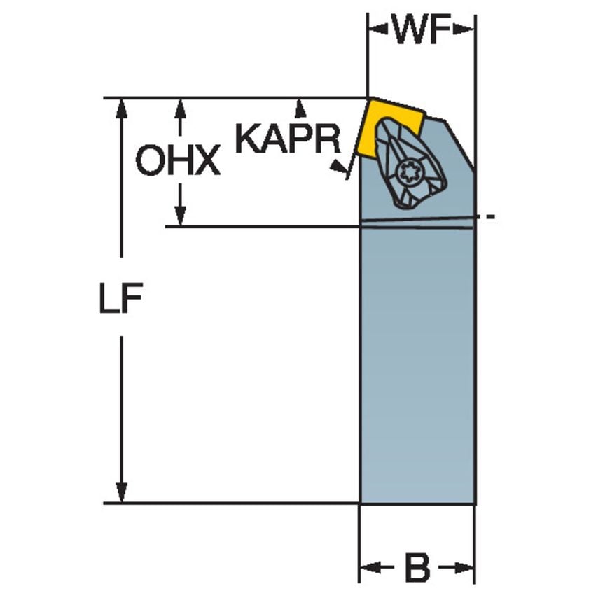 DSBNR 3232P 19 Toolholder