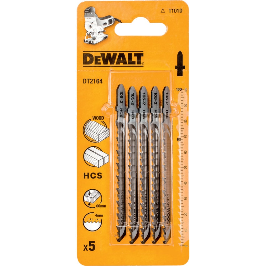DT2164-QZ Jigsaw Blade T101D X 5
