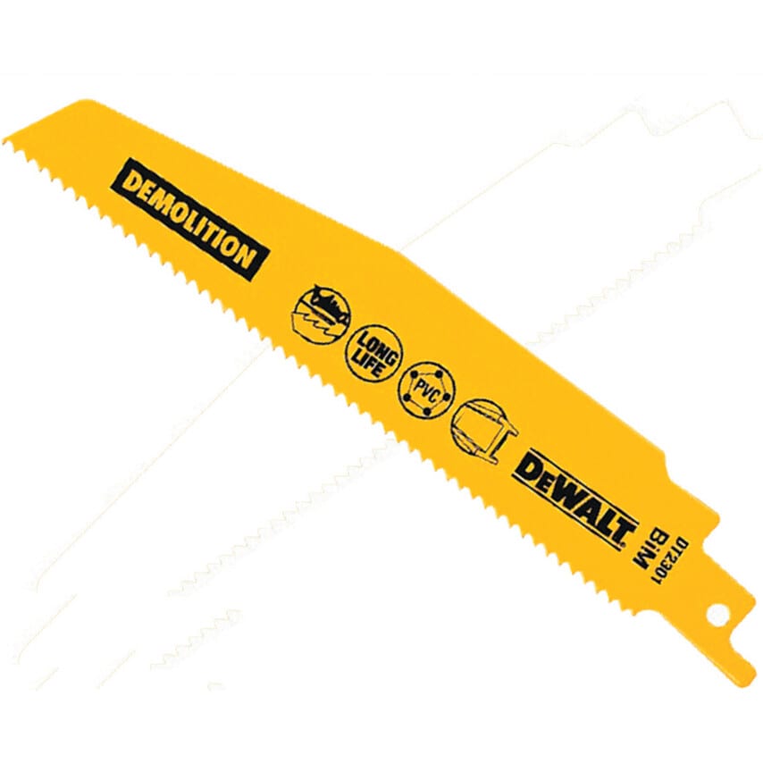 DT2352-QZ 240mm Reciprocating Saw Blade, Pack of 5