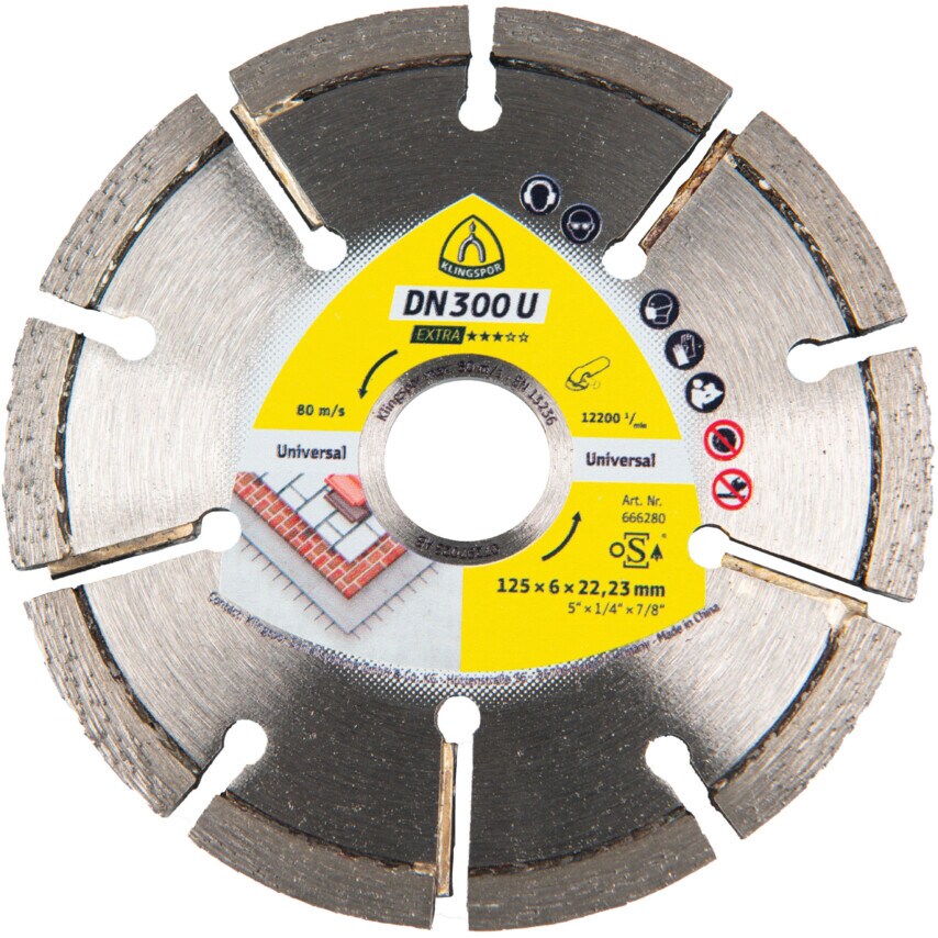 DT300U Diamond Blade 180X2X22.23mm