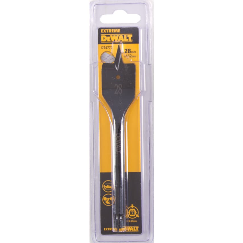 DT4773-QZ 28mm Extreme Impact Flatwood Drill Bits x 152mm