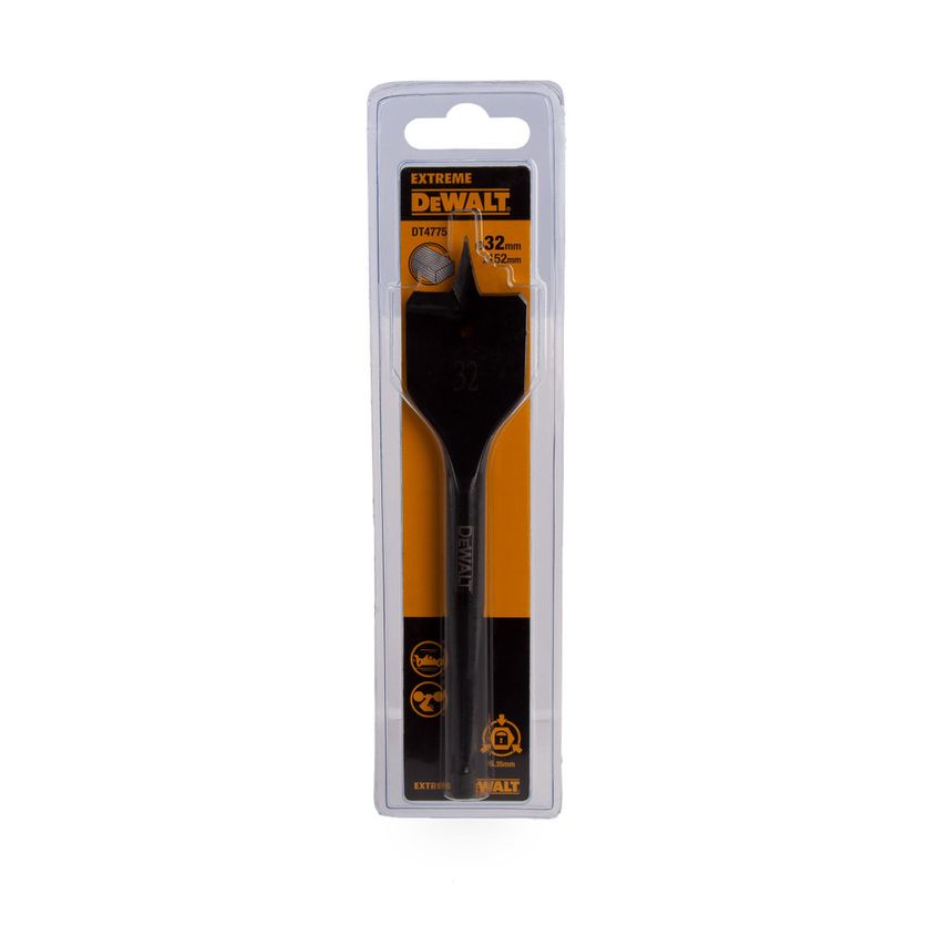 DT4775 Extreme Impact Flat Drill Bit 32 X 152mm