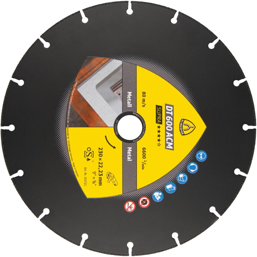 DT600ACM Diamond Blade 125X1.3X22.23mm