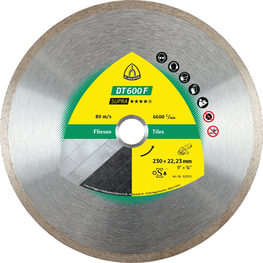 DT600F Diamond Blade 350X2X30mm2X7mm