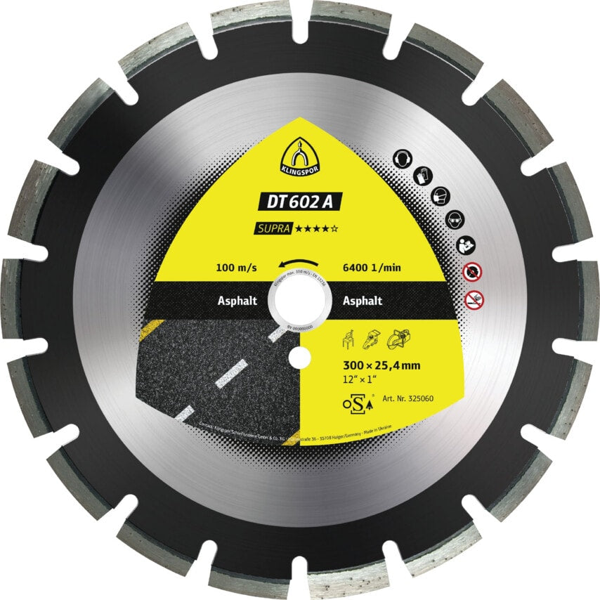 DT602A Diamond Blade 300X2.8X20mm