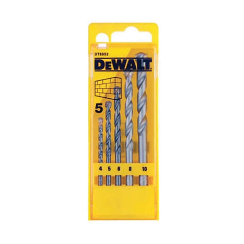 DT6952-QZ Masonry Drill Bit Set - 5 Piece