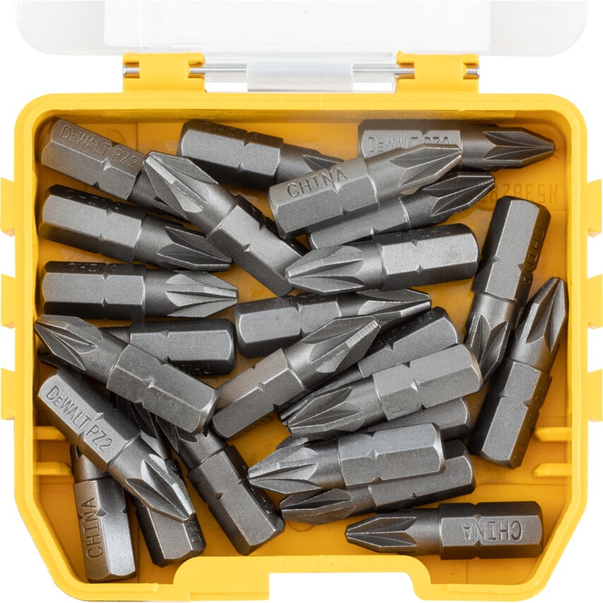 DT71521-QZ PZ2 25mm Screwdriver Bit, Pack of 25