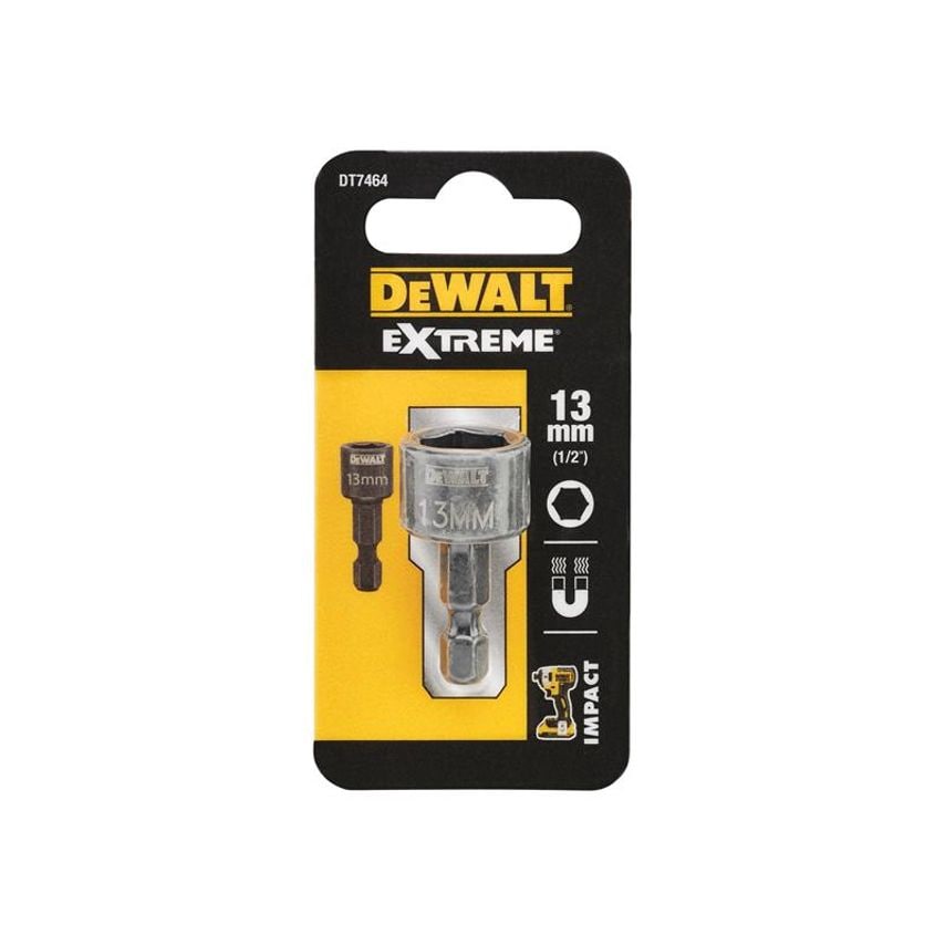 DT7464 Compact Nut Driver 13mm DEWDT7464QZ