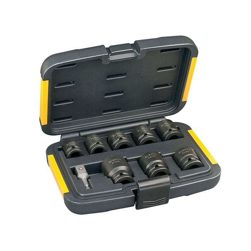 DT7507 Impact Socket Set, 9 Piece DEWDT7507QZ