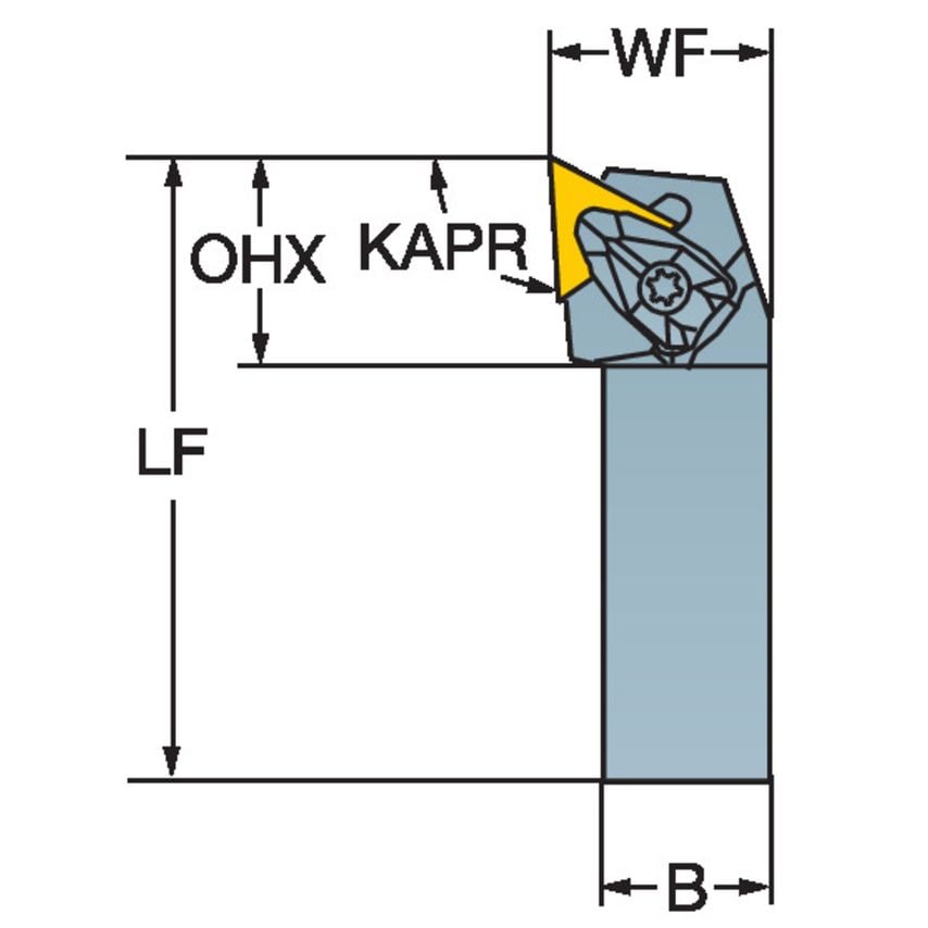 DTGNL 2525M 16 Toolholder