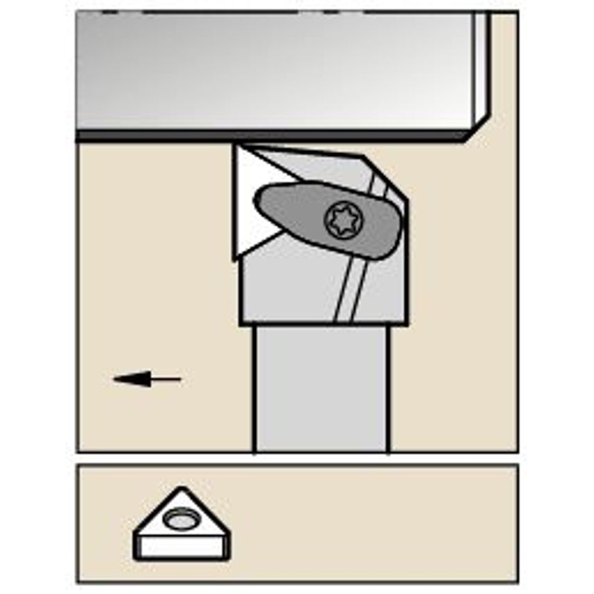 DTGNR164DKC3 D Clamping Holder W1.00 L6.00