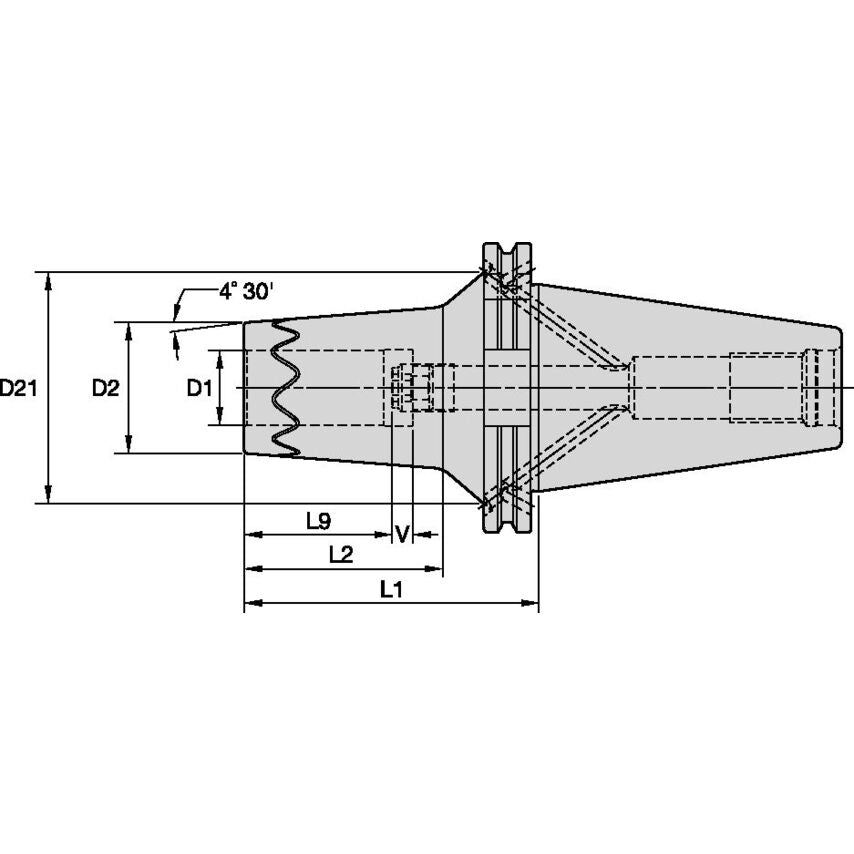 DV40BSFTT12065M DV40B 12MM Safe-Lock Tt