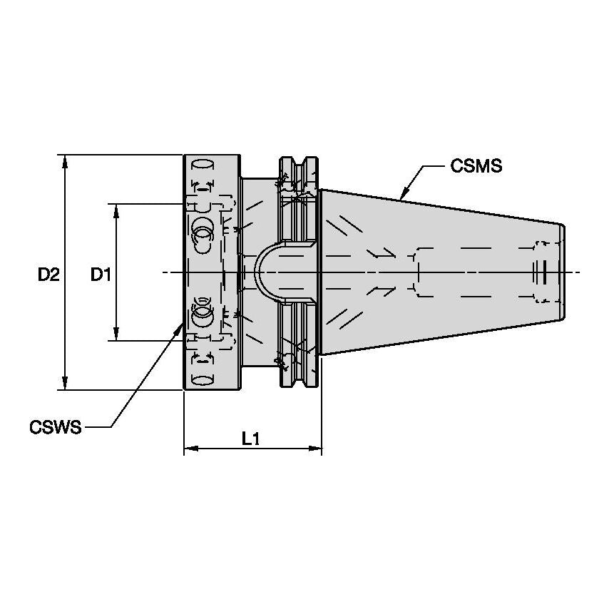DV40BSIF80061M SIF 80 Steerable Reamer INTERF