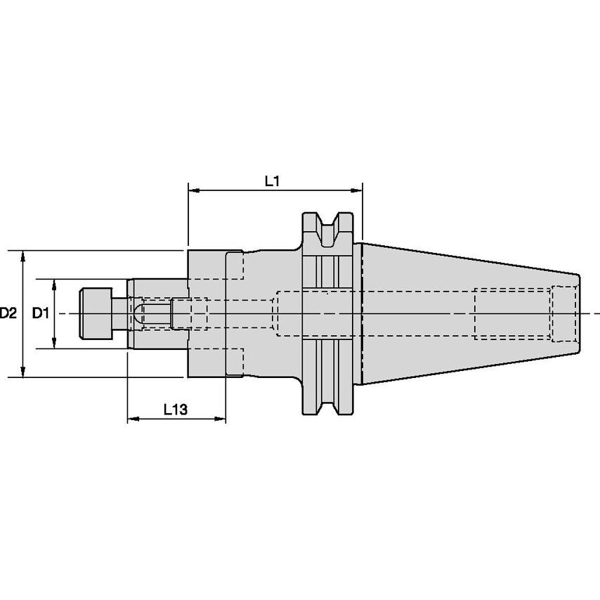 DV40CS27055m Combi Shell Mill Adapter DV40