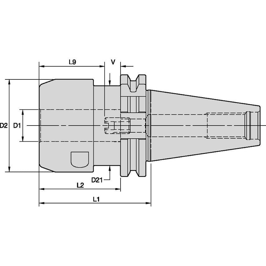 DV40HCTHT125315 DV40 Hydroforce 1-1/4 x 3.15"