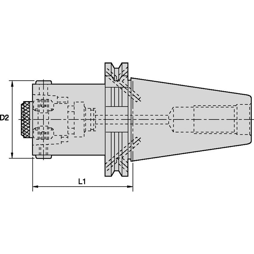 DV50BHSK63075m Adapter DV50 HSK63 Bad