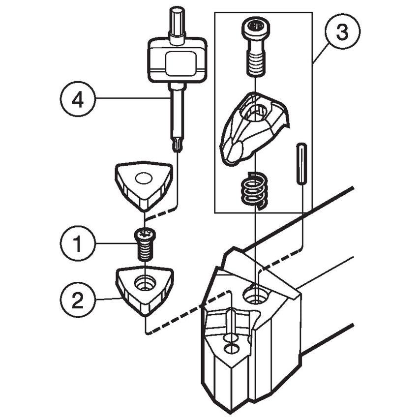 DVJNR 4040S 16 Toolholder