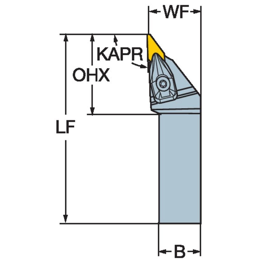 DVJNR 4040S 16 Toolholder