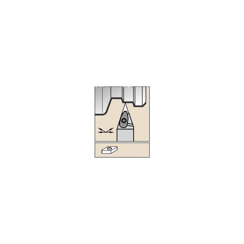 DVVNN163DKC3 D Clamping Holder W1.00 L6.00