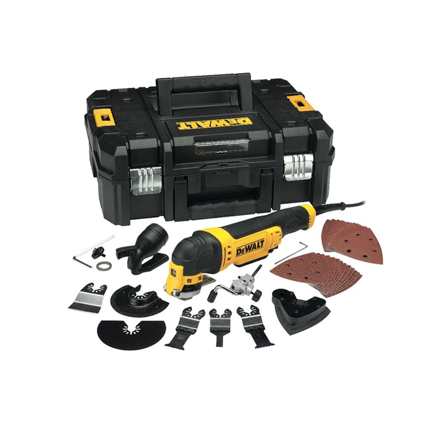 DWE315KT Multi-Tool Quick Change Kit & TSTAK 300W 240V DEWDWE315KT