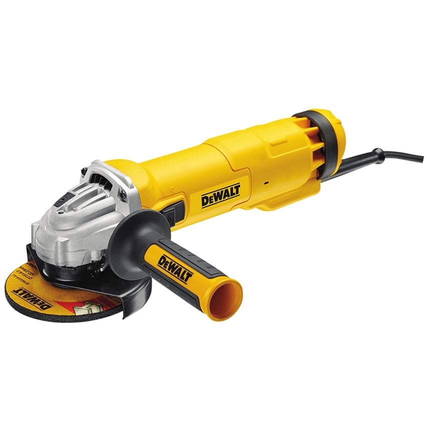 DWE4206K Mini Grinder 115mm & Kitbox 1010W 110V DEWDWE4206KL
