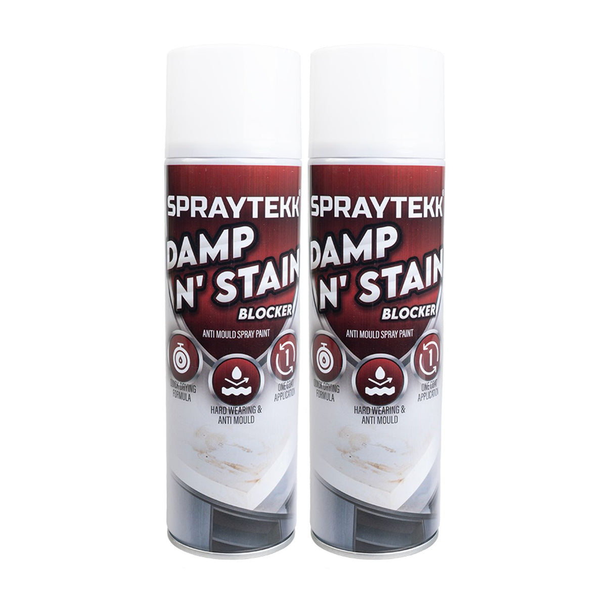 Damp & Stain Block White - 500ml (Double Pack)