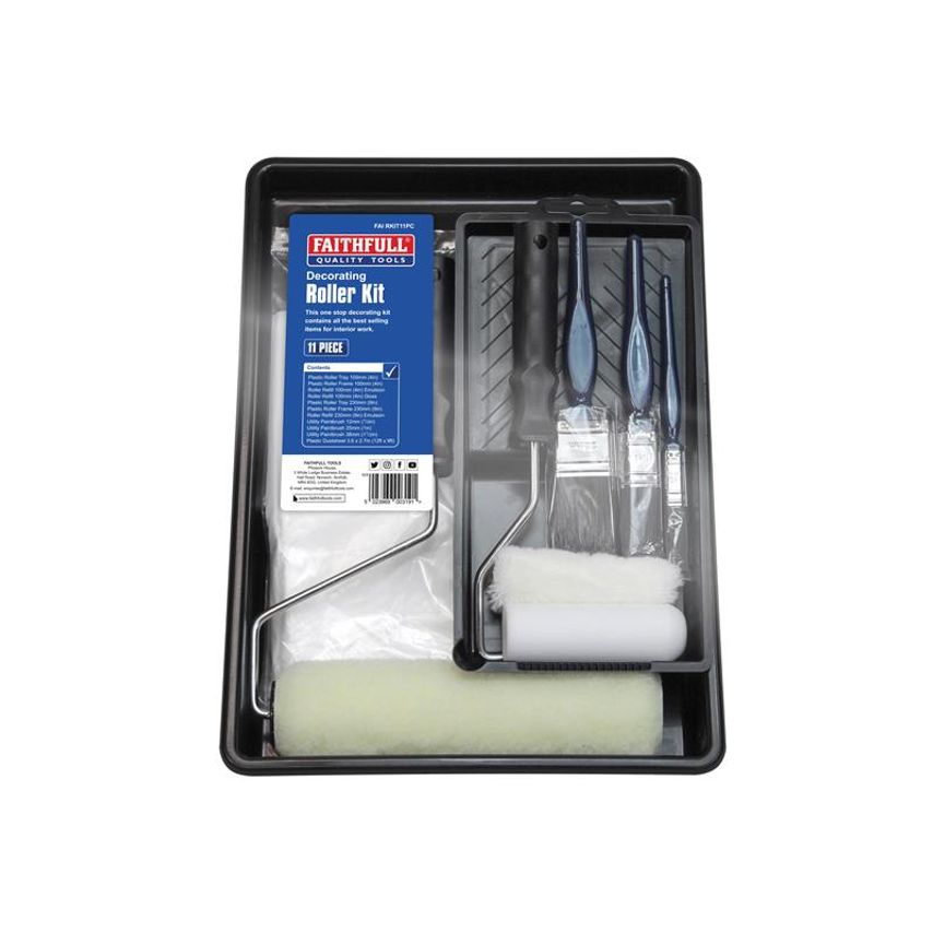 Decorating Roller Kit, 11 Piece FAIRKIT11PC