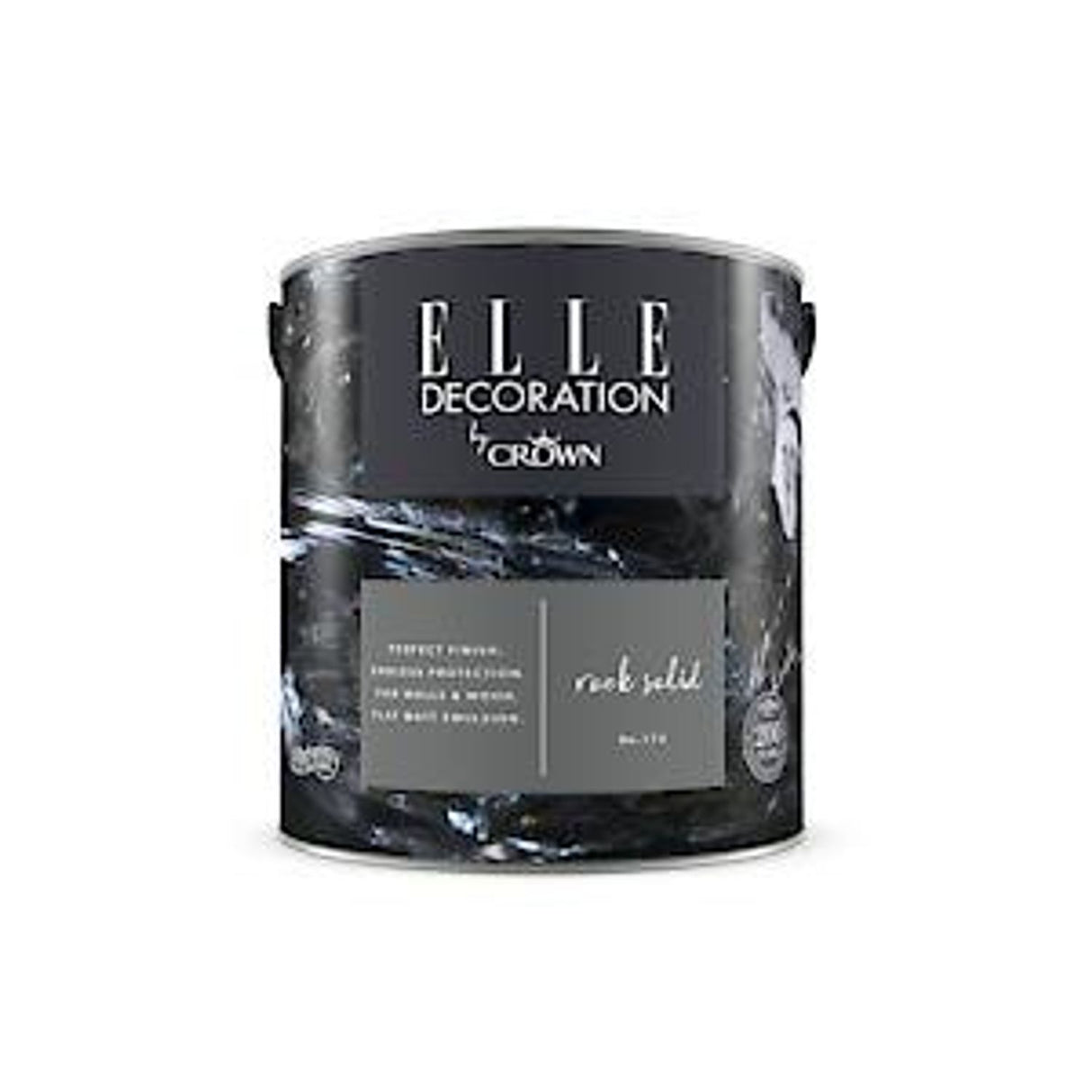 Decoration By Crown 2.5L Flat Matt Emulsion Paint - Rock Solid No 173