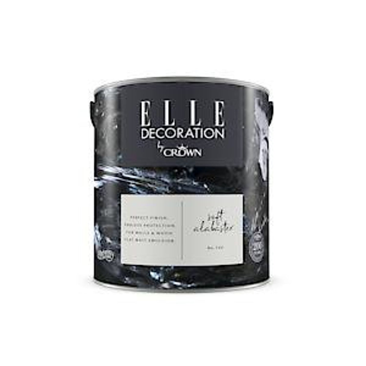 Decoration By Crown 2.5L Flat Matt Emulsion Paint - Soft Alabaster No 104