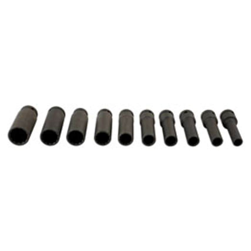 Deep Impact Socket Set 1/2"D 10 Piece