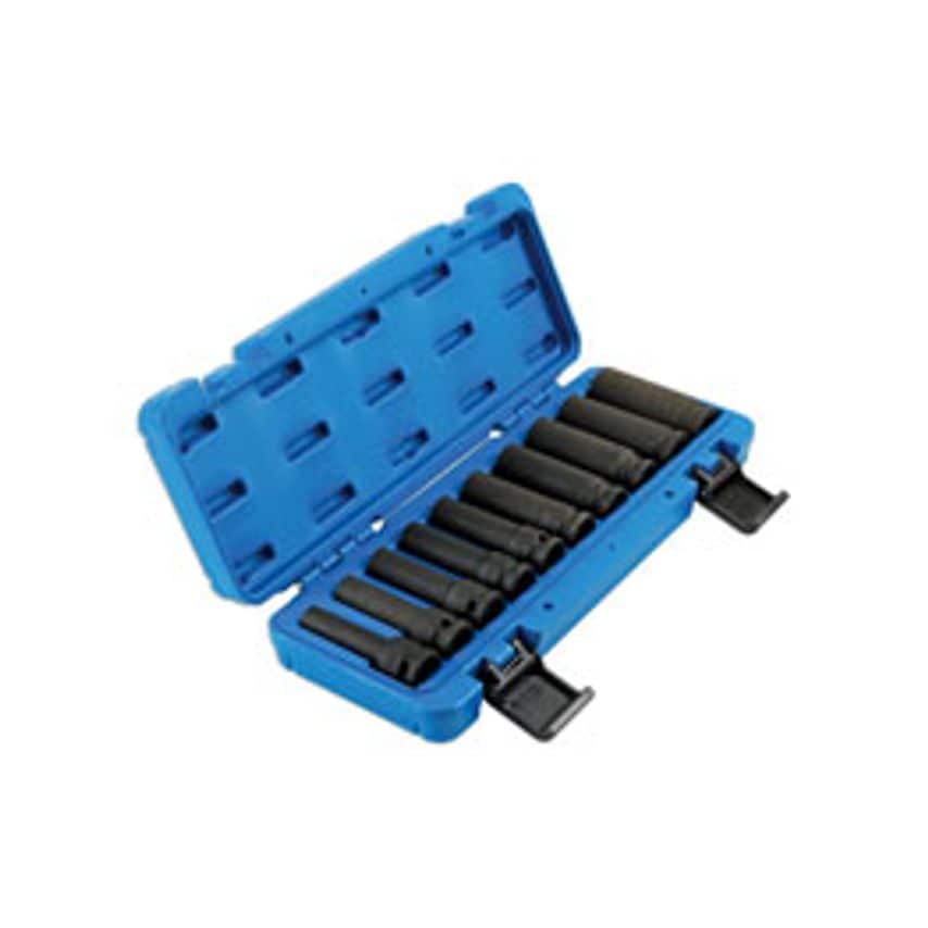 Deep Impact Socket Set 1/2"D 10 Piece