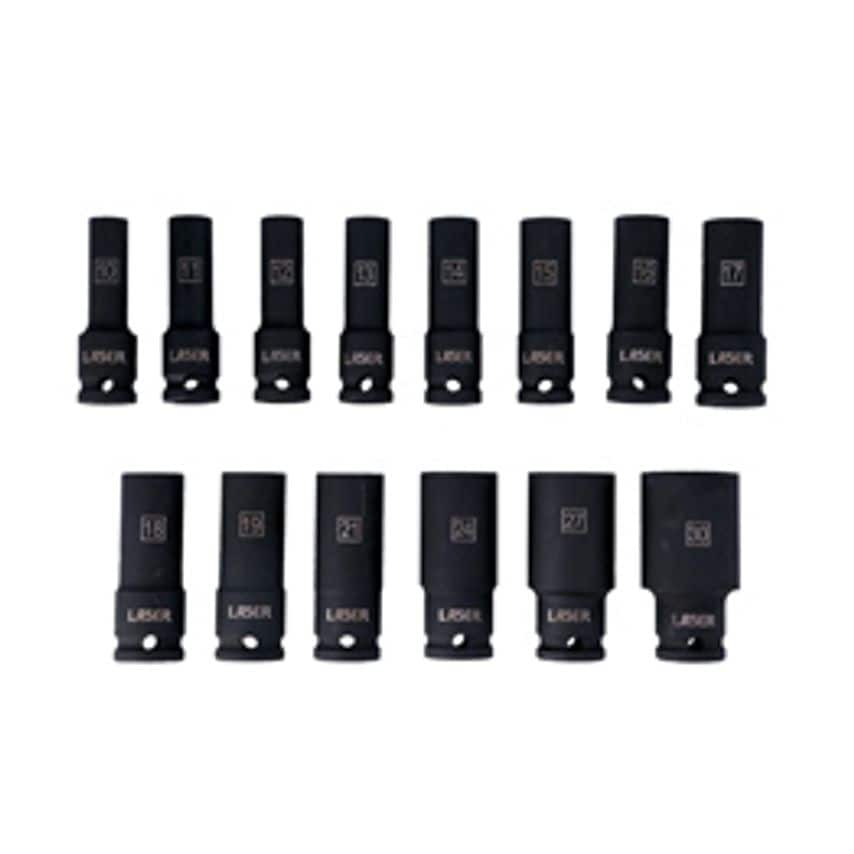 Deep Impact Socket Set 1/2"D 14 Piece