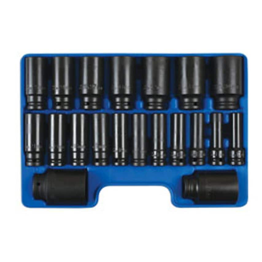 Deep Impact Socket Set 1/2"D 20 Piece